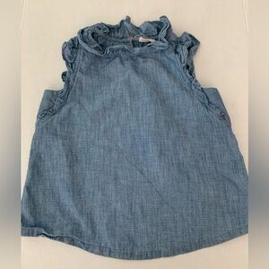 Crewcuts‎ chambray girls top size Small